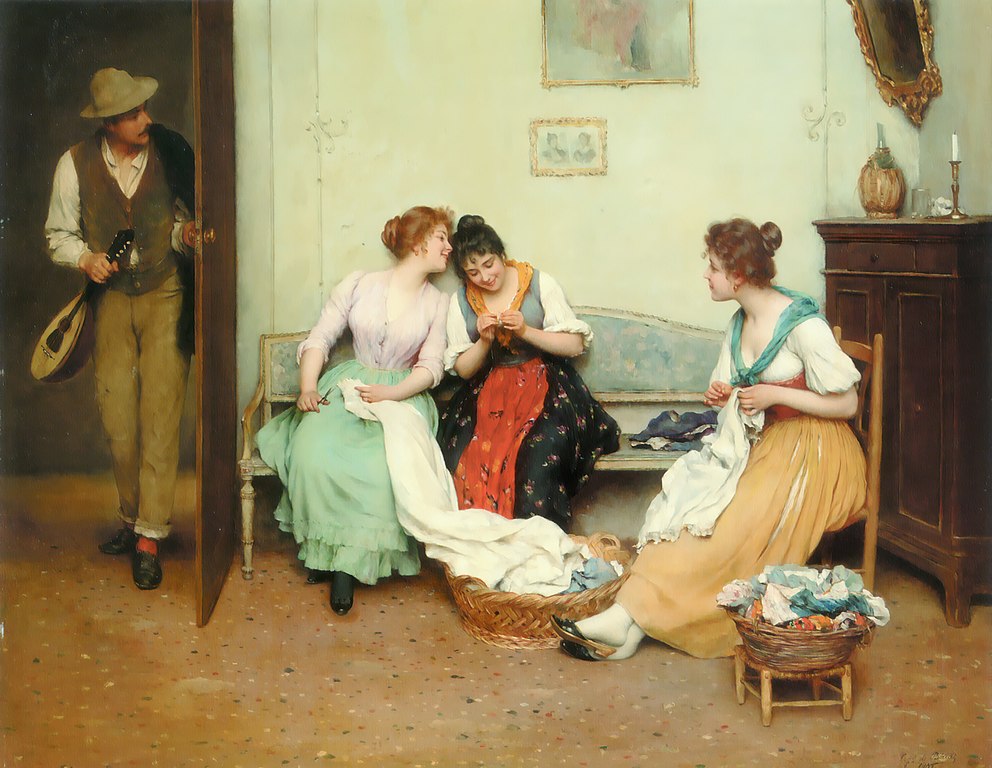 Quatru di Eugene de Blaas, 